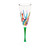 Gage Trix Champagne Flute, Green Stem (VA122)