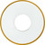 Biedermann & Sons Glass Bobeche, Gold Rim - Set of 2 (M100GD)