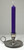 Biedermann & Sons Chime Candles, Purple- Set of 20 (C1123PP)