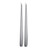Biedermann & Sons 12" Taper Dinner Candles Pair, Silver