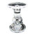 Biedermann & Sons Glass Dual Purpose Candle Holder, Medium (HJ605)