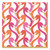 Caspari Paper Beverage Napkins, Flamingo Flock Fuchsia - 2 Packs (14540C)