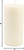 Root Timberline Pillar Candle, 3x6" Ivory (33617)