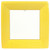 Caspari Square Paper Dinner Plates, Grosgrain Border Yellow - 2 Packs (5957DP)