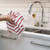 Now Designs Basketweave Kitchen Towel, Red - Set of 3 (140212)