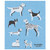 Now Designs Swedish Sponge Dishcloth, Dog Days (2000028)