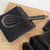 Now Designs by Danica Ripple Dishtowel, Black (197500)
