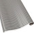 Caspari 8' Continuous Gift Wrap Roll, Club Stripe Black/Pearl Reversible (97271RC)