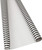 Caspari 8' Continuous Gift Wrap Roll, Club Stripe Black/Pearl Reversible (97271RC)