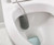 Joseph Joseph Flex™ Toilet Brush, Light Gray and White (70515)
