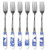 Spode Pastry Forks, Blue Italian, Set of 6 (1502185)