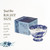 Portmeirion Spode Footed Serving Bowl, Blue Italian (1538474)
