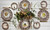 Portmeirion Spode Cranberry Dish With Slotted Spoon, Woodland Turkey (1606364)