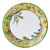 Caspari Round Paper Salad/Dessert Plates, Chickadee and Magnolia Gold - 2 Packs (14830SP)