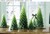TAG Chunky Leaf Tree Candle, Small - Green (610038)