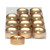 TAG Shimmer Metallic Tealight Candles, Gold - Set of 12 (710324)