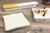 Pampa Bay Salerno Porcelain Cracker Tray, White & Silver (CER-1150-W)
