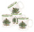 Portmeirion Spode Mugs, Christmas Tree, Set of 4