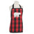 Now Designs Kid's Apron, Buffalo Check Bear (410010)