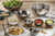 Pampa Bay Millennium Porcelain Snack Bowl, Silver (CER-2145)