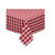 Design Imports Red & White Checkers Tablecloth