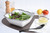 Pampa Bay Salerno Square Salad Bowl, White & Silver (CER-2252-W)