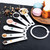Fox Run 6-Piece Plastic Measuring Spoon Set White (4826)