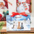Raz Imports Ornament With Easel Back,  Dogs Watching Santa