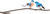 Gallerie II Clip Ornament, Bluebird - Set of 2 (65704)