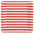 Caspari Square Paper Dinner Plates, Red and White Stripes - 2 Packs (7920DP)