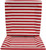 Caspari Square Paper Dinner Plates, Red and White Stripes - 2 Packs (7920DP)