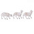 Roman Fontanini 7.5" Collection Sheep, Set of 3 (52899)