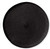 TAG Round Woven Placemats, Black - Set of 4 (555049)