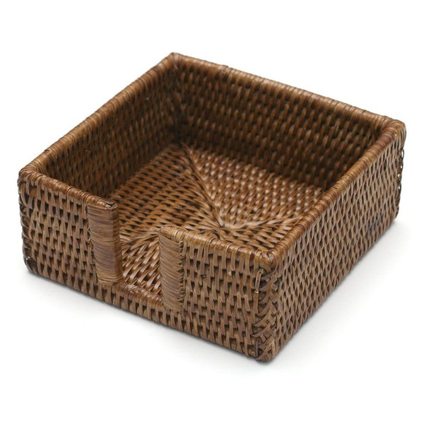 Caspari Rattan Beverage Napkin Holder (HC01)