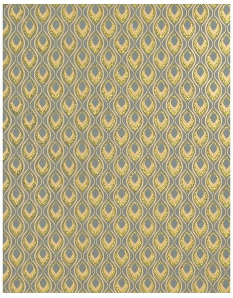 The Gift Wrap Company Gift Wrap Sheets, Mini Feather Gunmetal