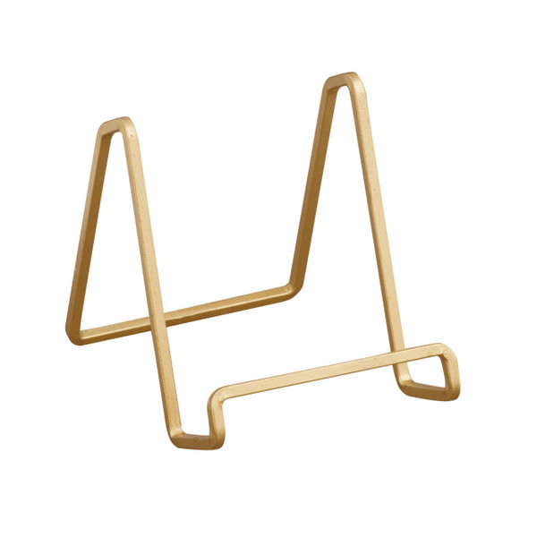 Tripar 4" Square Wire Stand, Gold - Set of 2 (50224)