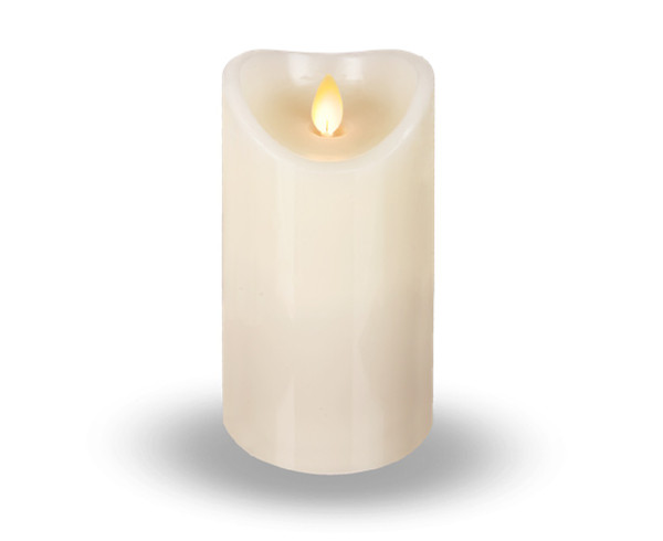 Ganz LED Wax Pillar, Ivory - 3" x 6" (LLWP1001)