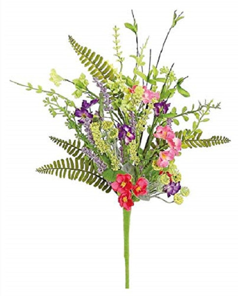 Select Artificials Mixed Blossom & LACE Bundle/Bush, 20" (PM2138-PLAV)