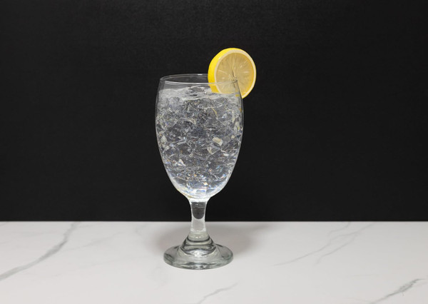 Just Dough It Fake Glass of Ice Water with Lemon (W0539-1)
