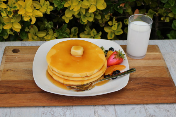 Just Dough It Replica Plate of Pancakes with Fruit