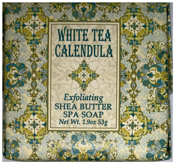Greenwich Bay 1.9oz Soap, White Tea Calendula - Set of 4 (R5H017)