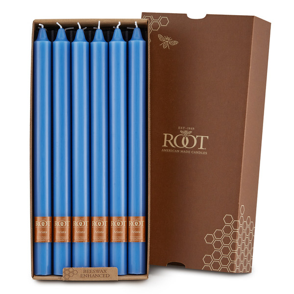 Root Smooth Arista Candles 12", Marine -  Box of 12 (82366)