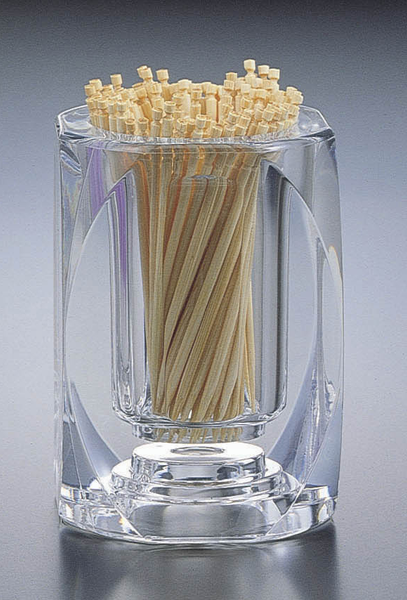 Huang Acrylic Toothpick/Q-Tip Holder (4525)
