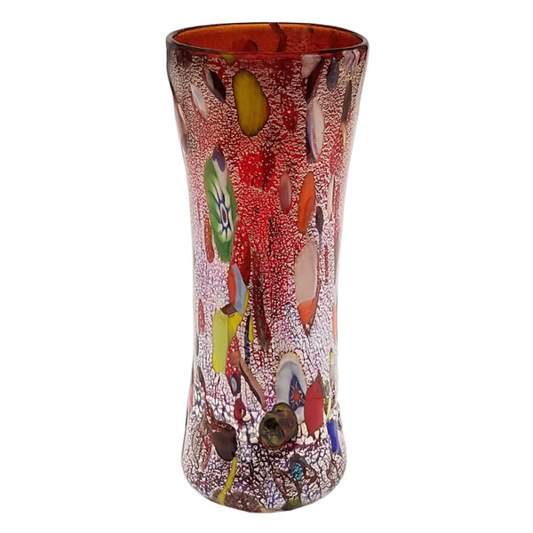 Gage Murano Bud Vase, Red