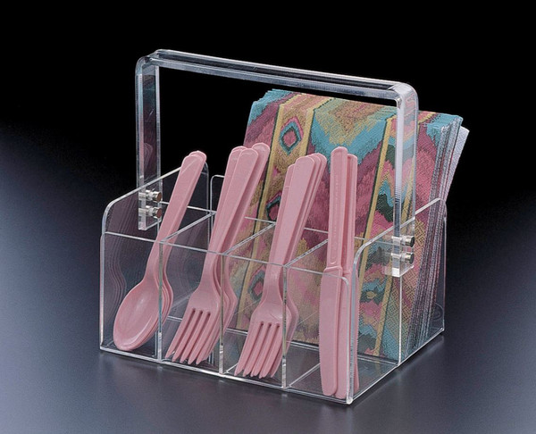 Huang Acrylic Silverware Caddy (0238)