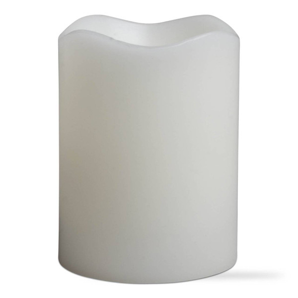 TAG LED Pillar Candle, Ivory - 3 x 4" (204606)