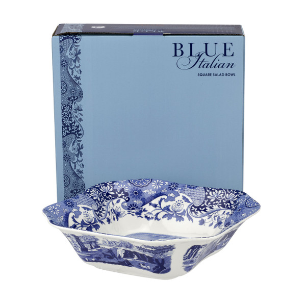 Portmeirion Spode Square Serving Bowl, Blue Italian (1532832)