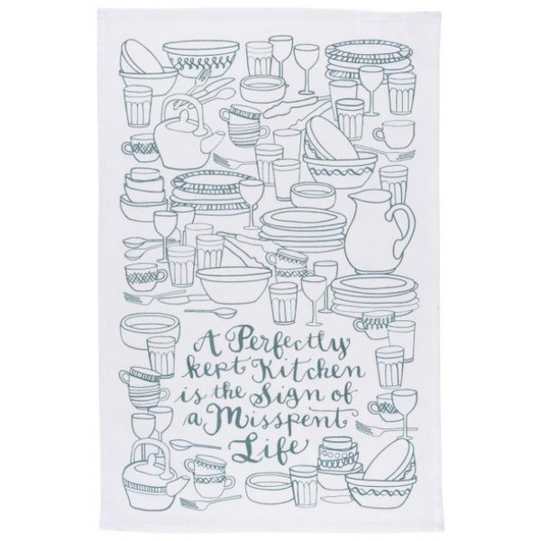 Now Designs Teatowels, Misspent Life
