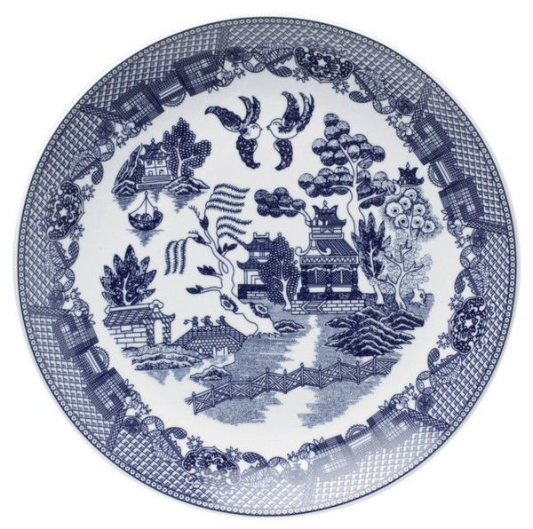 HIC Blue Willow Dessert Plate, 7.75"