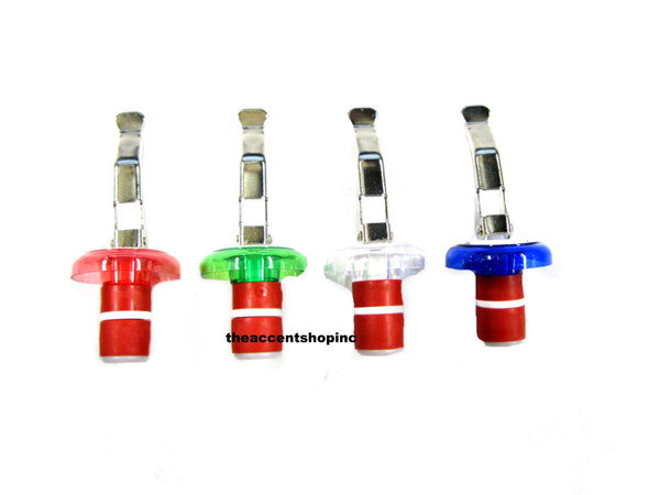 HIC Colorful Bottle Stopper, Set of 2, Assorted